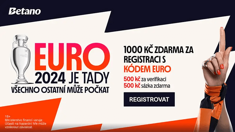 Vsaď si na Euro s bonusem 1000 Kč