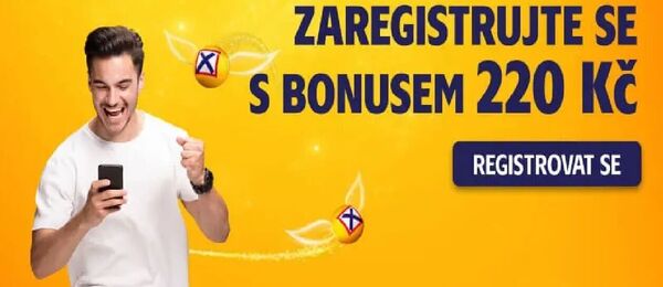 Registrujte se a získejte bonus 220 Kč zdarma