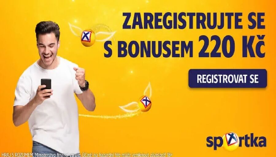 Registrujte se a získejte bonus 220 Kč zdarma