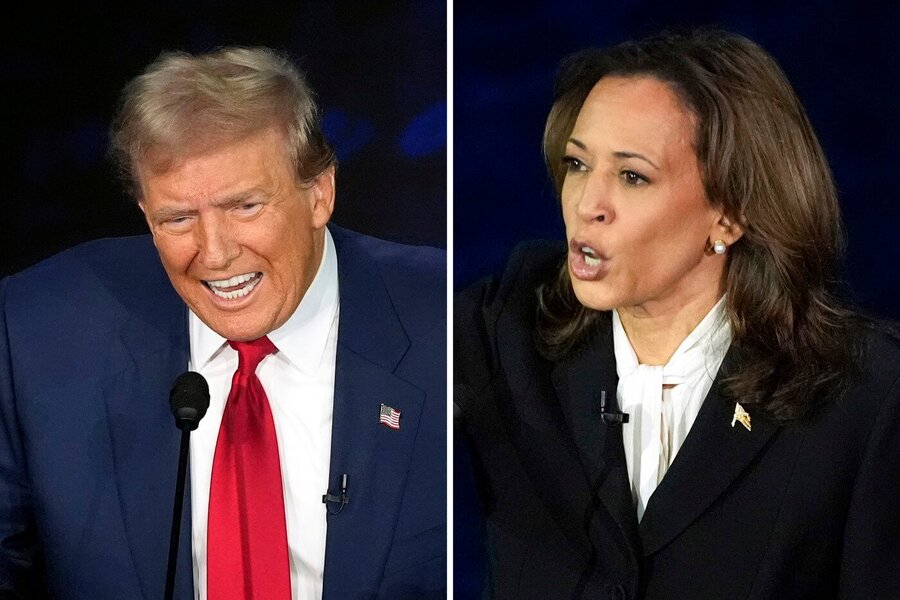 Donald Trump a Kamala Harris