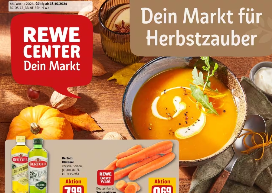 Aktuální leták Rewe na tento a příští týden